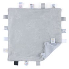 RC305-G: Grey Embossed Taggie Comforter